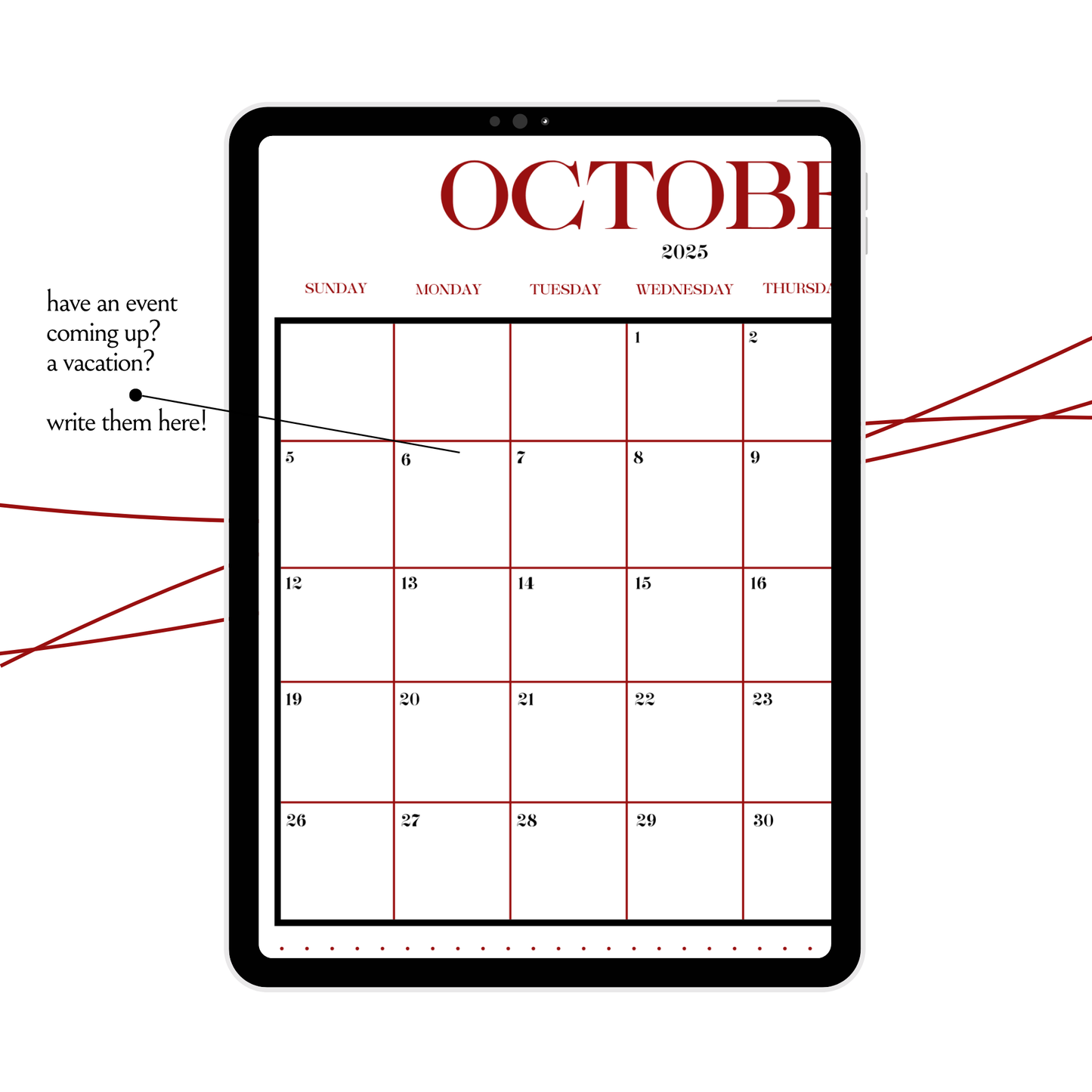 The Month - Calendar