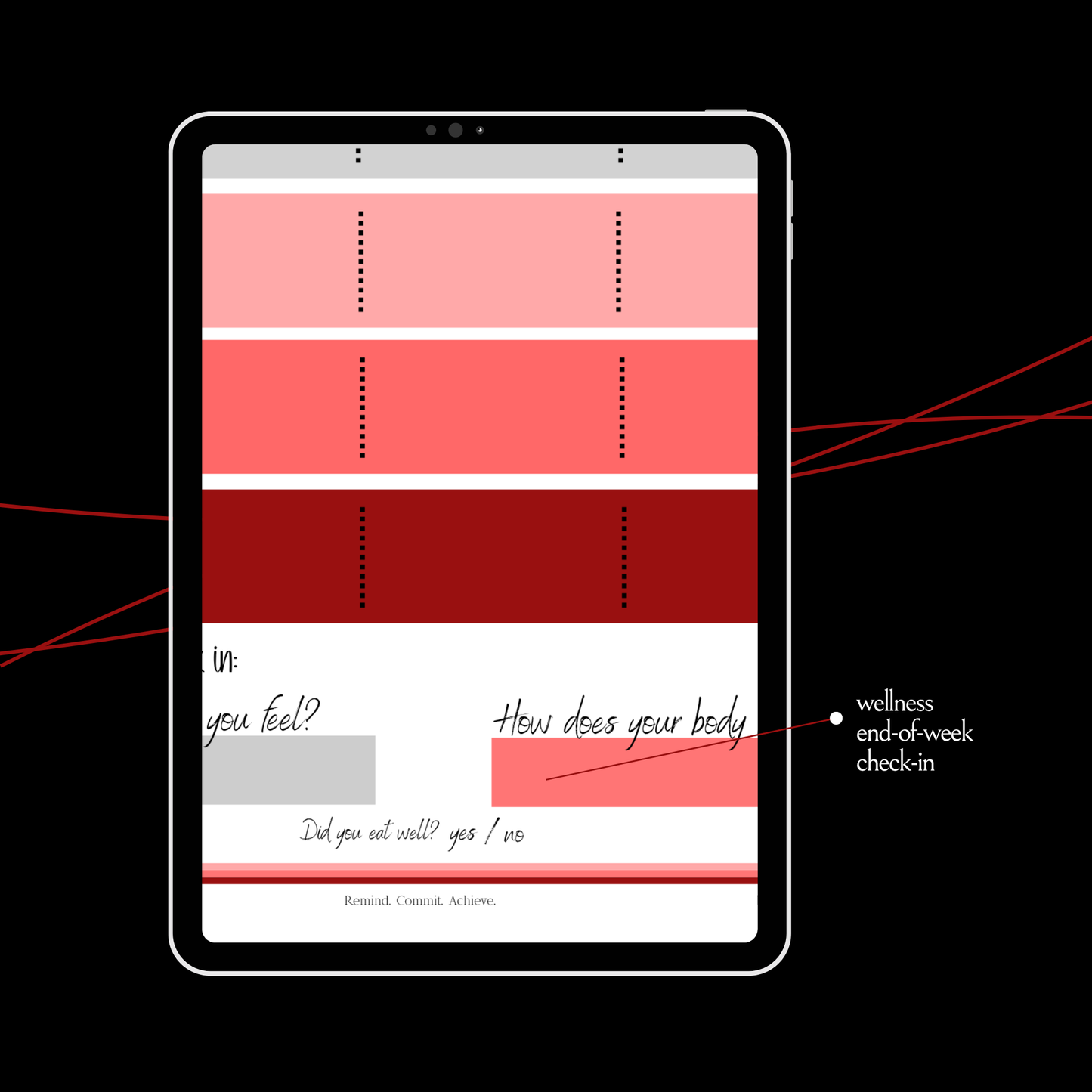 Meal Planner with Wellness Checkin